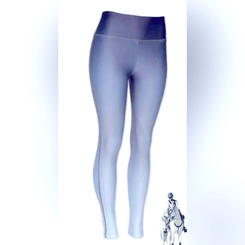 Piper ombré full seat riding tights black silver XS